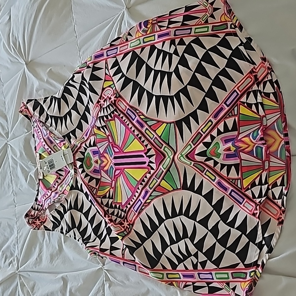 Mara Hoffman.  gorgeous print top. Tags on originally 148.00. Size L